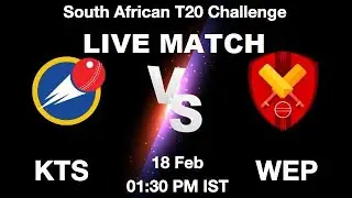 🔴CSA T20: Live KTS v WEP| KNIGHTS v WESTERN PROVINCE | KTS v WEP Livescore| WEP v KTS LIVE