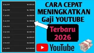 Cara Cepat Menaikkan penghasilan dari YouTube | Cara Dapat Uang Dari Internet 2026 secara cepat