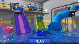 Забег в аквапарке &laquo;Тюрьма Барри&raquo; | Roblox Obby #roblox #obby #scaryobby