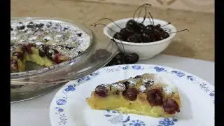 Cherry clafoutis by shs easy cooking#shorts