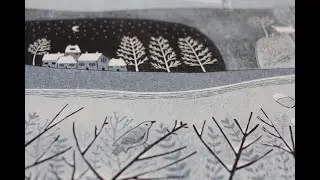 Creating &lsquo;Wild Winter&rsquo; &ndash; Hand Printed Linocut Landscape