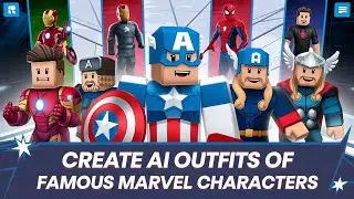 Marvel Characters In Roblox Ai Outfit Creator Game Video.