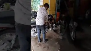 Herohfdeluxe# crank saft change# overall engine #service# block piston change# start video# viral#