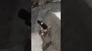 JUMP INTO A DAM! #snowboarding #dam #extreme