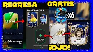Mascherano x6 gratis, vuelve SBC 93-94 &iexcl;Guarda cartas! Previa SBC de Gullit y m&aacute;s | FC Mobile
