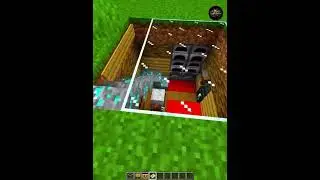 Fake grass floor in Minecraft #minecraft #gaming #shorts #minecraft