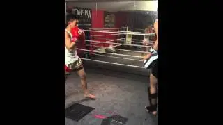 Muay Thai training at BKK Fighters