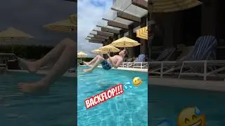 BackFLOP💦😅 #backflop #swimming #funny #sigma #flop #fyp #shorts #fun