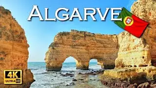 Algarve Portugal Amazing Coast - walking along the coast 4K UHD