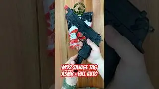 SAVAGE TAG ASMR + DISPAROS FULL AUTO #asmr