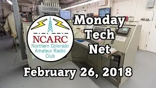 February 26, 2018 NCARC Monday Tech Net