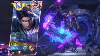  ALUCARD OBSIDIAN BLADE REVAMPED IS FINALLY HERE!!!   AWESOME SKILL 🔥🤯 #mobilelegends #mlbb 