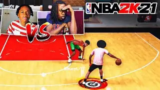 1V1 VS MY LITTLE BROTHER IN NBA 2k21!😤 *LOSER PUNISHMENT*