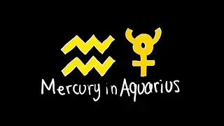 Natal Mercury in Aquarius meaning 🏺(through Each House)