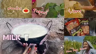 Sasu Buhari Mtr Aj Ghrma😊Naya Tarikaley Noodles 🍜 Banayara Khyam/Mitho Vyo Ekdam👌😋