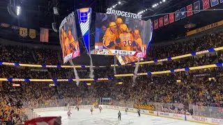 Nashville Predators 2022-23 Goal Horn (I Like It, I Love It) LIVE At Bridgestone Arena