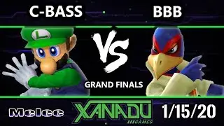 S@X 337 SSBM - BBB [L] (Falco) Vs. C-bass (Luigi) Smash Melee Grand Finals