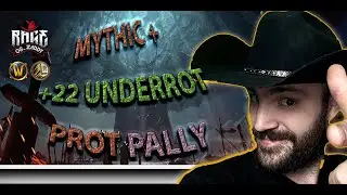 Mythic +22 Underrot | WoW BFA 8.3 M+ Keys | Protection Paladin Shadowlands