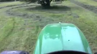 Baling haylage.