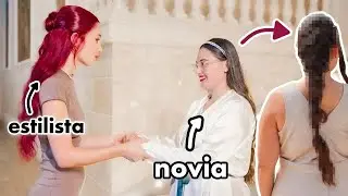 Le hice el peinado de boda de sus sueños ¡sin cobrarle!