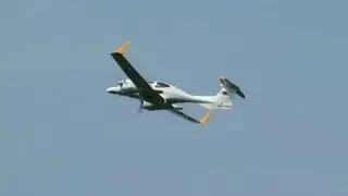 Diamond DA42 Twin Star ► Takeoff ✈ Groningen Airport Eelde