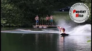 Selbstgebaute mobile Wakeboardanlage 