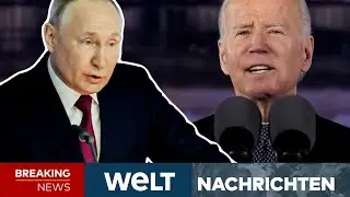 UKRAINE-KRIEG: Putins eindeutige Warnung an den Westen! Biden beschw&ouml;rt Zusammenhalt | WELT STREAM