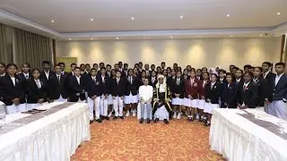 Workshop for students representing the Student Parliament of Kandy District