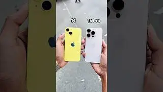 iPhone 14 против iPhone 16 Pro || Тест зума камеры! #шорты