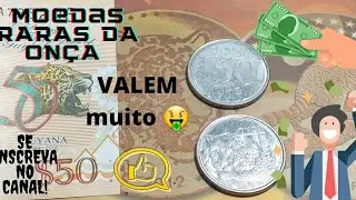 VOC&Ecirc; TEM ESSAS MOEDAS  DE 50 DA ON&Ccedil;A? MUITO ESCASSAS.