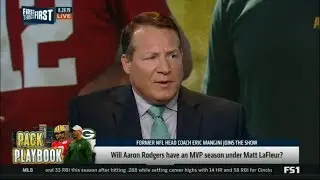 First Things First | Eric Mangini DEBATE: Will Aaron Rodgers have an MVP season under Matt LaFleur?