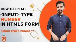 Input Type Number in HTML in Urdu/Hindi | Input Type Number in HTML Form | HTML5 Tutorial
