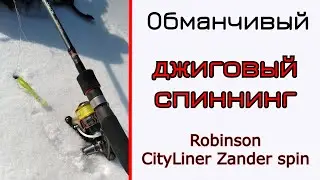 Спиннинг для джига? Robinson CityLiner Zander spin. Спиннинг с сюрпризом.