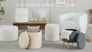LumiSource Presents: Contemporary Ottomans