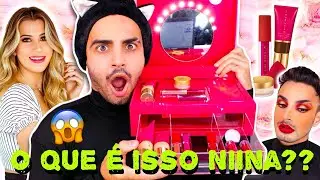 TESTEI AS MAKES SECRETAS DA NIINA SECRETS COM A EUDORA! |Victor Nogueira
