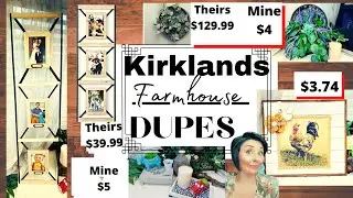 KIRKLANDS DUPES - BUDGET FRIENDLY - HIGH END FARMHOUSE DECOR - VERY EASY DIYS - ALL UNDER $5 . WOW!!