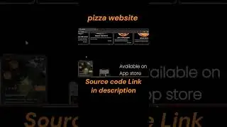 Pizza hut landing page || HTML & CSS || #websitedesign #ytshorts