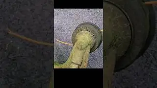 How to trim with a string trimmer