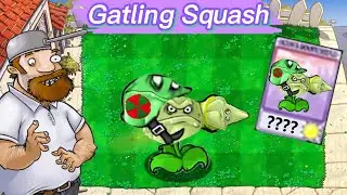 PVZ1 discover: Gatling Squash❗❗❗ - HARD MODE MOD PvZ Plus