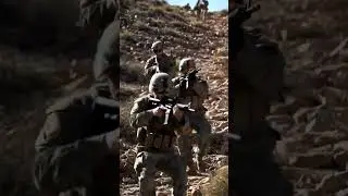 Rising with Fire: US Army Battles on the Mountain Edge 🌄🔫🔥 #army
