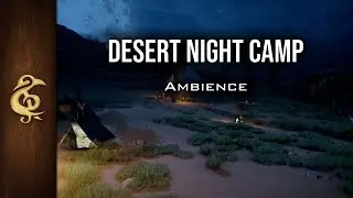 Desert Night Camp | Realistic, Voices, Ambience | 3 Hours