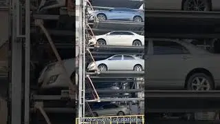 🚗 Parking revolution! The rotating parking system solves the urban parking problem!  #smartparking