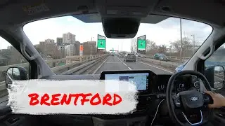 POV Drive in New Ford Transit | From London to Ascot, Windsor | Driving ASMR | Highway&Country Drive