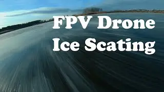 FPV Drone Ice Skating / Васильевкий Байкал