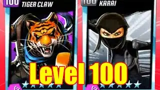 TMNT Legends Tiger Claw & Karai Platinum Level 100