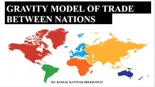 Gravity Model of International Trade || Part I || EViews Tutorials