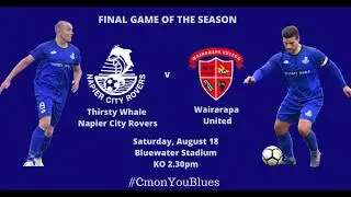 Napier City Rovers v Wairarapa United 18 Aug 2018