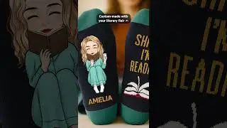 Custom Crew Socks - Book Gifts For Book Lovers - Keeping Up With My Reading Game - TKN-MQ0545-V3.2