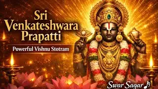 Sri Venkateshwara Prapatti |Powerful Venkateshwara Stotram |Divine Protection & Moksha |Swar Sagar🎶