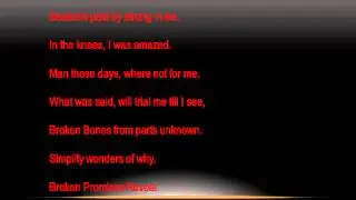 TNA Jeff Hardy Lyrics For Reveal